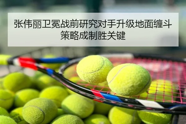 张伟丽卫冕战前研究对手升级地面缠斗策略成制胜关键